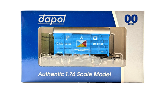 DAPOL 00 GAUGE - P&O CRUISING AT ITS BEST SOUTHAMPTON VAN 026 (LIMITED EDITION)