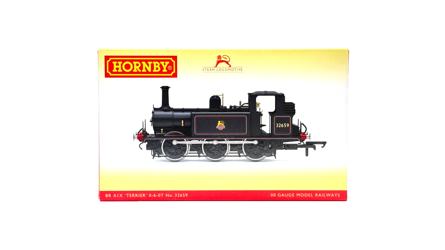 HORNBY 00 GAUGE - R30391 - BR BLACK A1X TERRIER 0-6-0T LOCO 32659 - NEW BOXED