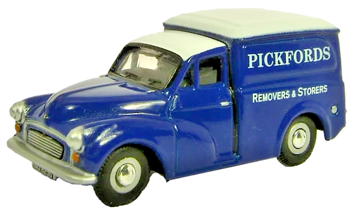 OXFORD DIECAST 1/76 SCALE - 76MM050 - MORRIS MINOR VAN PICKFORDS - NEW