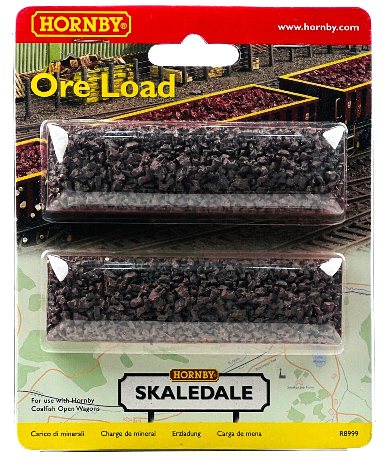 HORNBY 00 GAUGE SKALEDALE - R8999 - ORE LOAD (2 PACK) - NEW CARDED