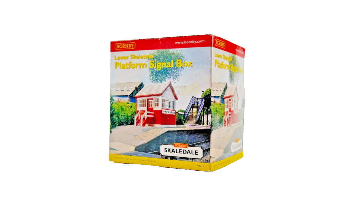 HORNBY OO GAUGE SKALEDALE - R8721 - LOWER PLATFORM SIGNAL BOX - BOXED