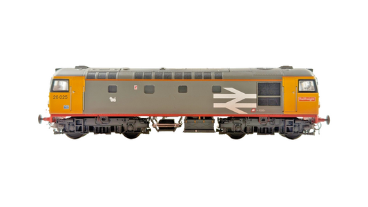 HELJAN OO GAUGE - GM4240501 - CLASS 26/1 DIESEL 26025 RAILFREIGHT RED STRIPE (W)