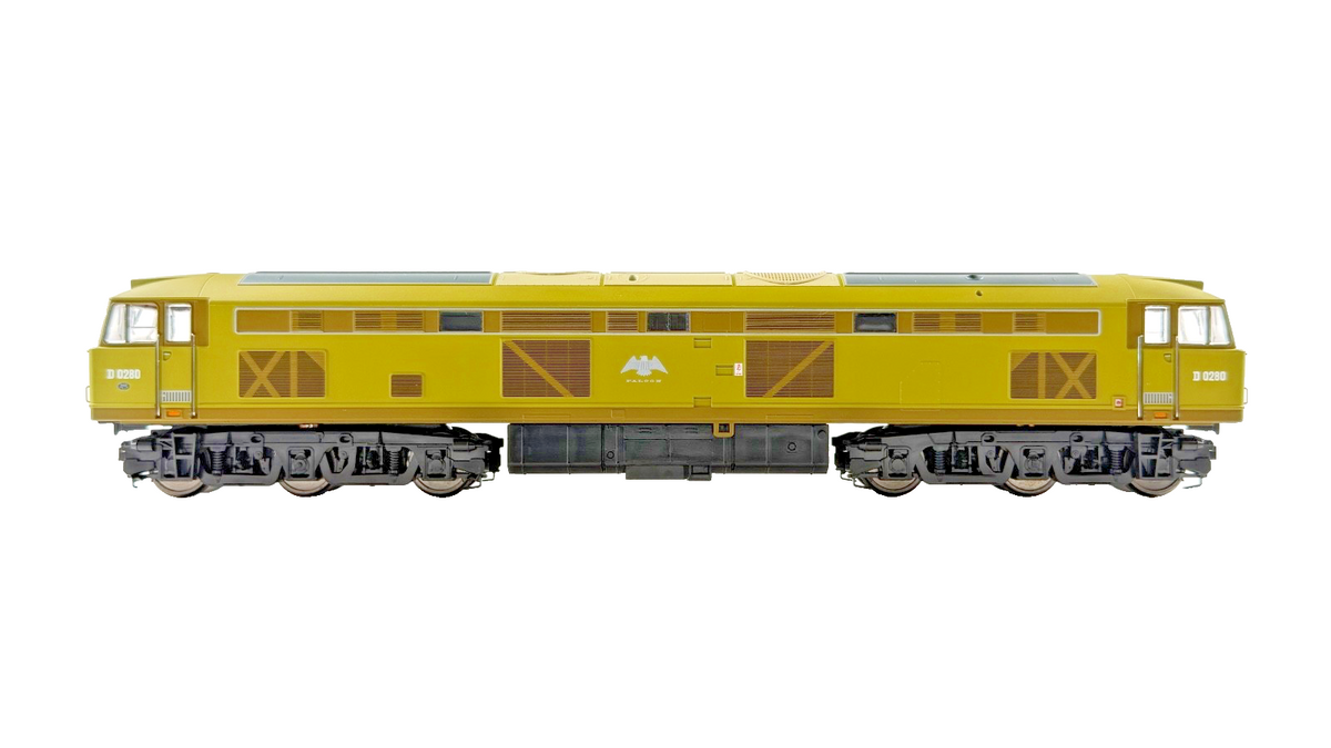 HELJAN OO GAUGE - 53031 - D0280 FALCON LIME GREEN DIESEL PROTOTYPE LOCOMOTIVE