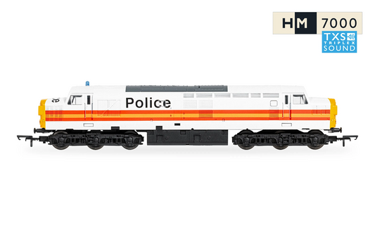 HORNBY OO GAUGE - R30435TXS - CLASS 37 DIESEL 37093 POLICE LIVERY DCC SOUND