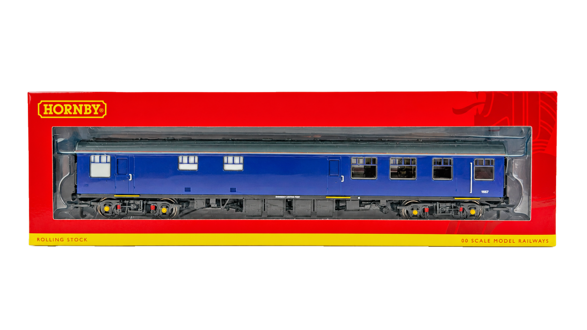 HORNBY OO GAUGE - R40027 - DRS MK1 CATERING (RBR) COACH NO.1657 BOXED