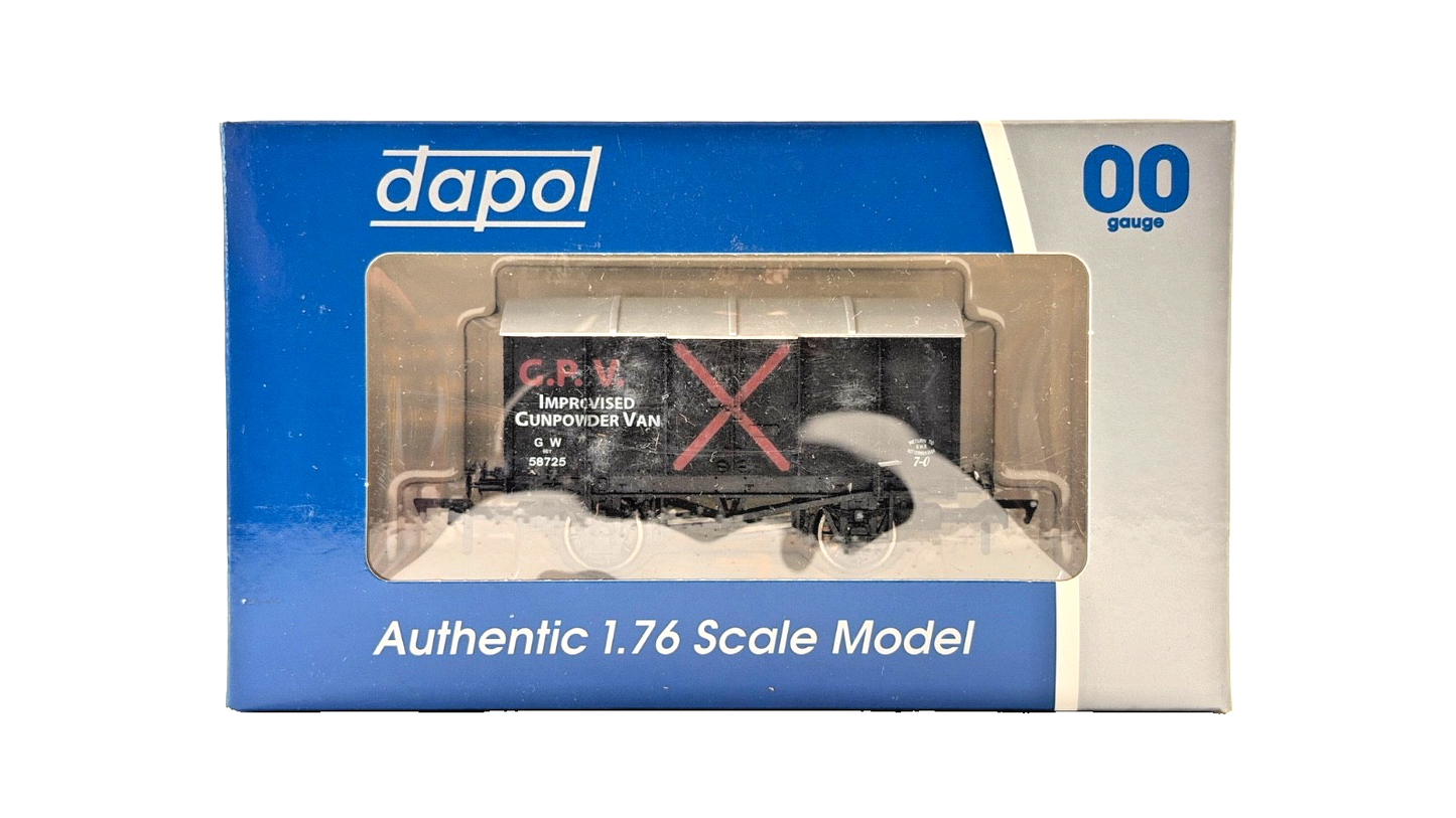 DAPOL 00 GAUGE - GPV IMPROVISED 10T GUNPOWDER VAN GW 58725 (LIMITED EDITION)