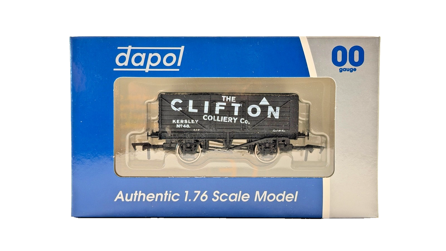 DAPOL 00 GAUGE - CLIFTON COLLIERY COMPANY KERSLEY WAGON NO.48 (LIMITED EDITION)