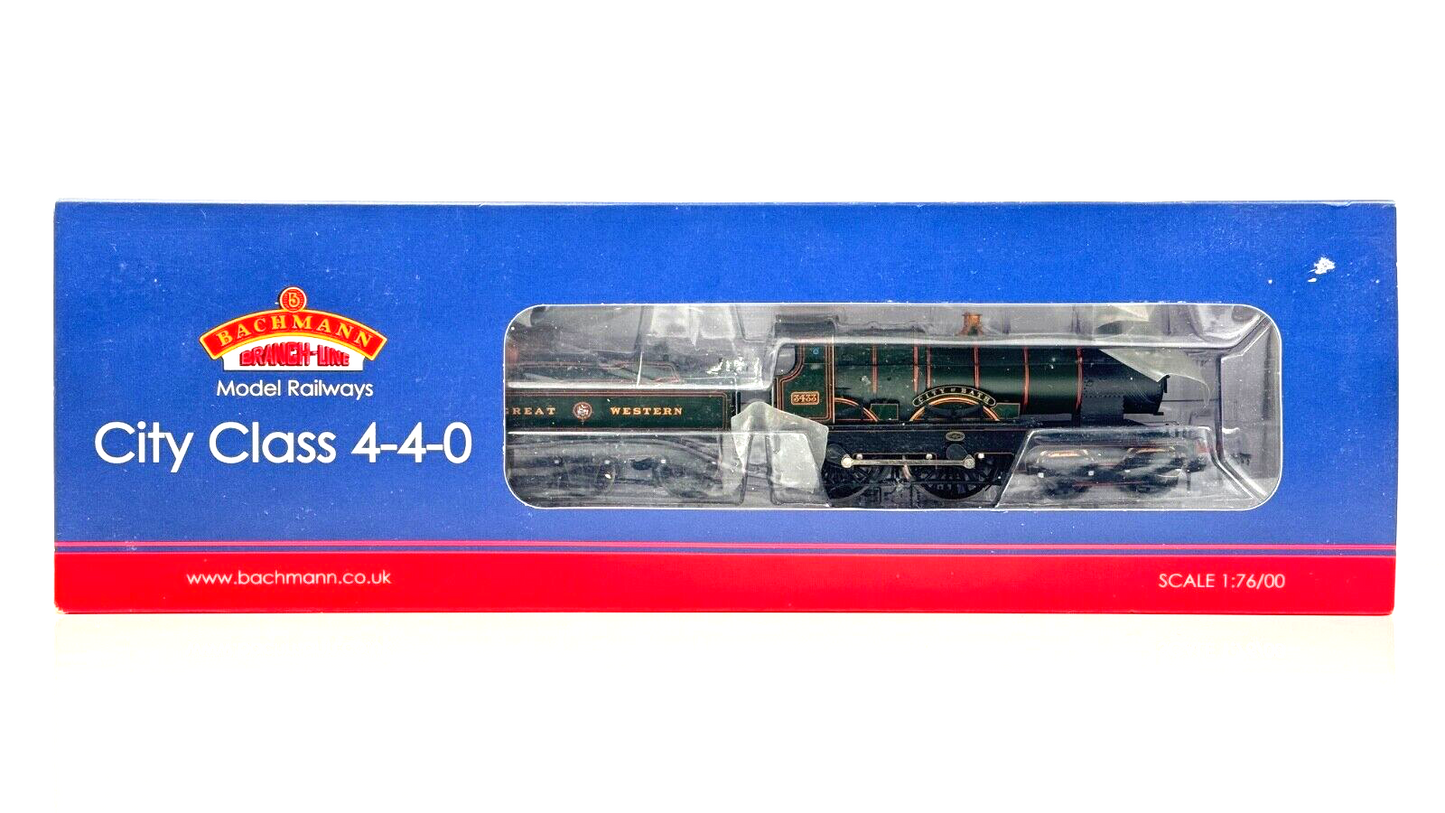 BACHMANN 00 GAUGE - 31-726 - CITY CLASS 3433 'CITY OF BATH' GWR GARTER CREST