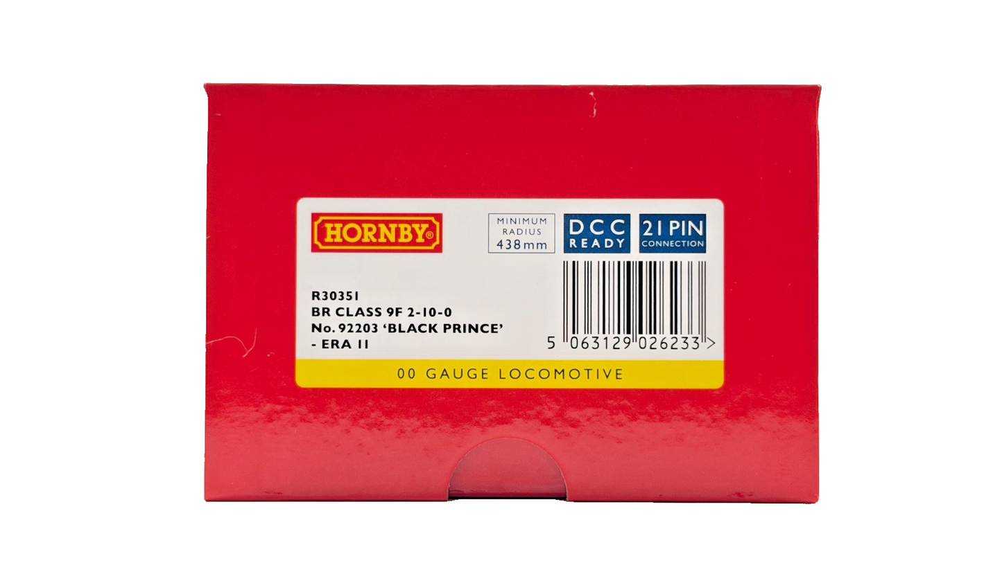 HORNBY OO GAUGE - R30351 - BR CLASS 9F 2-10-0 NO.92203 BLACK PRINCE ERA 11