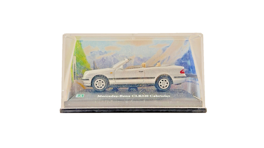 CARARAMA 1/72 SCALE - MERCEDES BENZ CLK320 CABRIOLET SILVER - BOXED