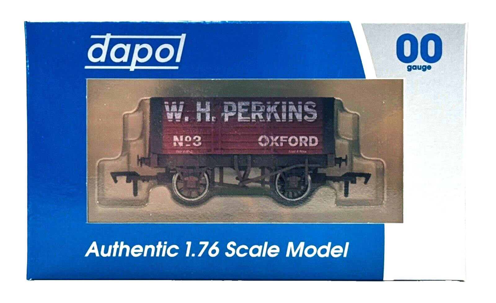 DAPOL 00 GAUGE - W.H PERKINS OXFORD WAGON NO.3 (WEATHERED) (LIMITED EDITION)