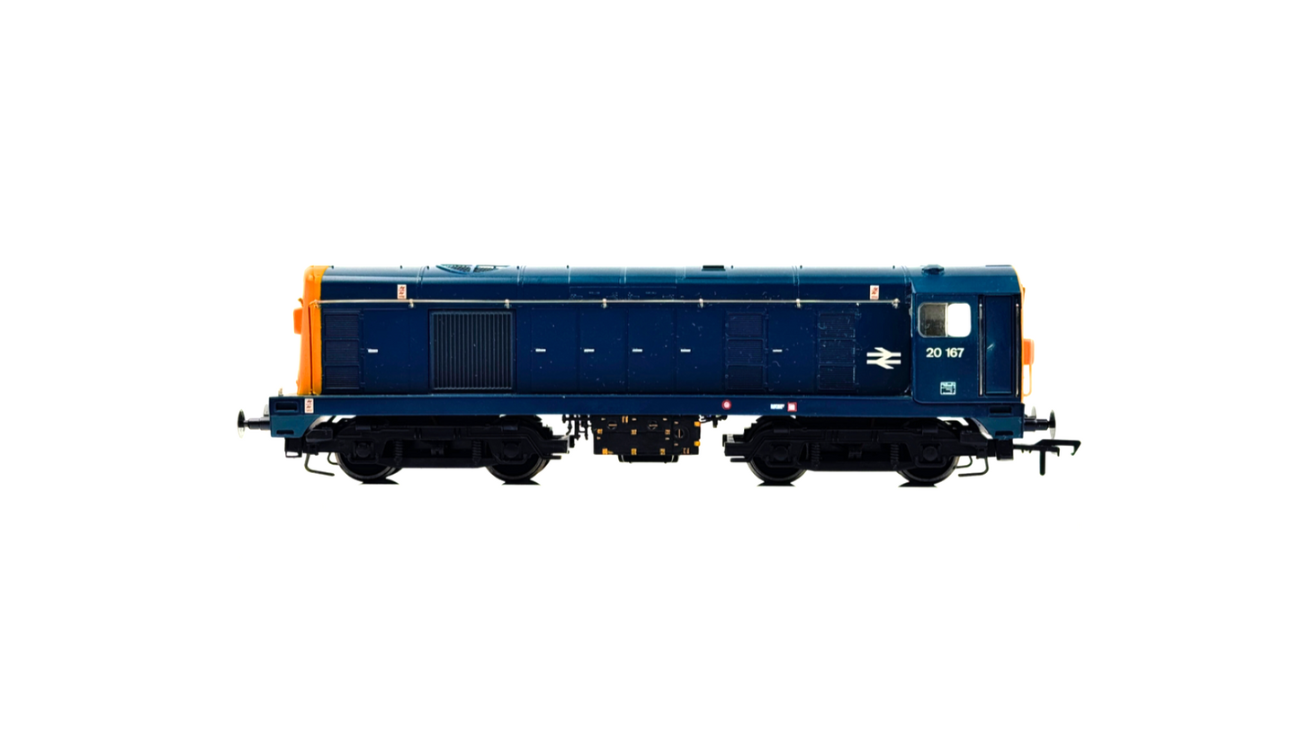 BACHMANN 00 GAUGE - 32-031 - CLASS 20 DIESEL 20167 BR BLUE RENUMBERED BOXED