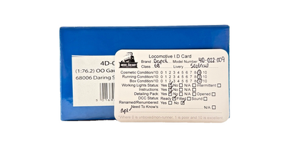 DAPOL OO GAUGE - 4D-022-009 - CLASS 68 DIESEL 68006 SCOTRAIL DARING BOXED