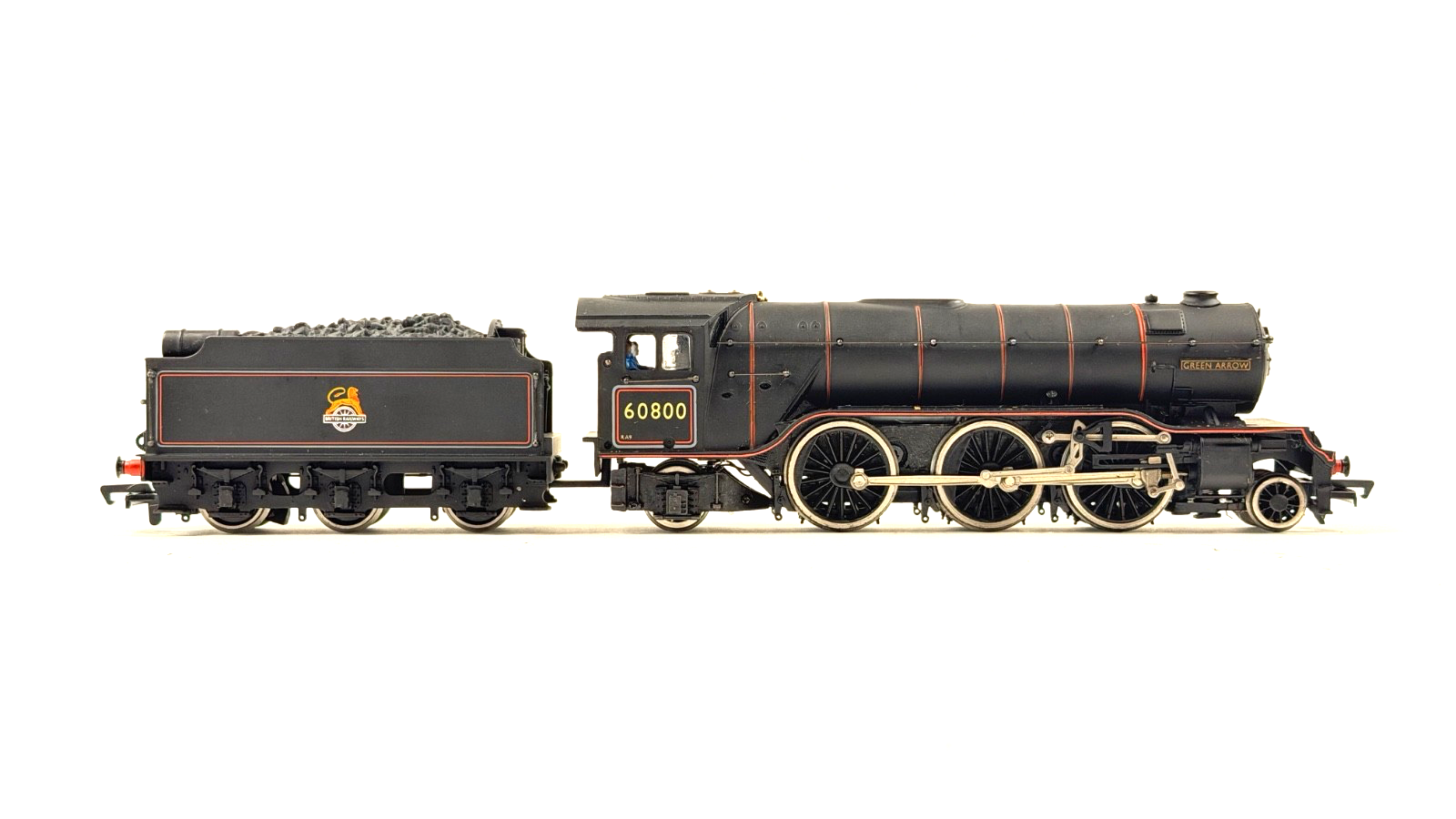 BACHMANN 00 GAUGE - 31-551 - V2 60800 GREEN ARROW BR BLACK LOCOMOTIVE BOXED