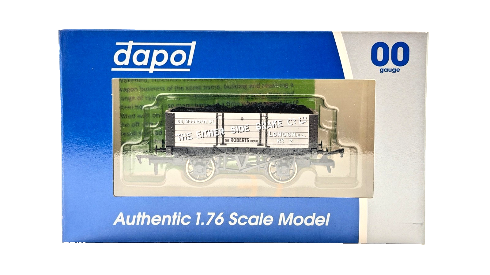 DAPOL 00 GAUGE - THE EITHER SIDE BRAKE CO LONDON WAGON NO.2 (LIMITED EDITION)