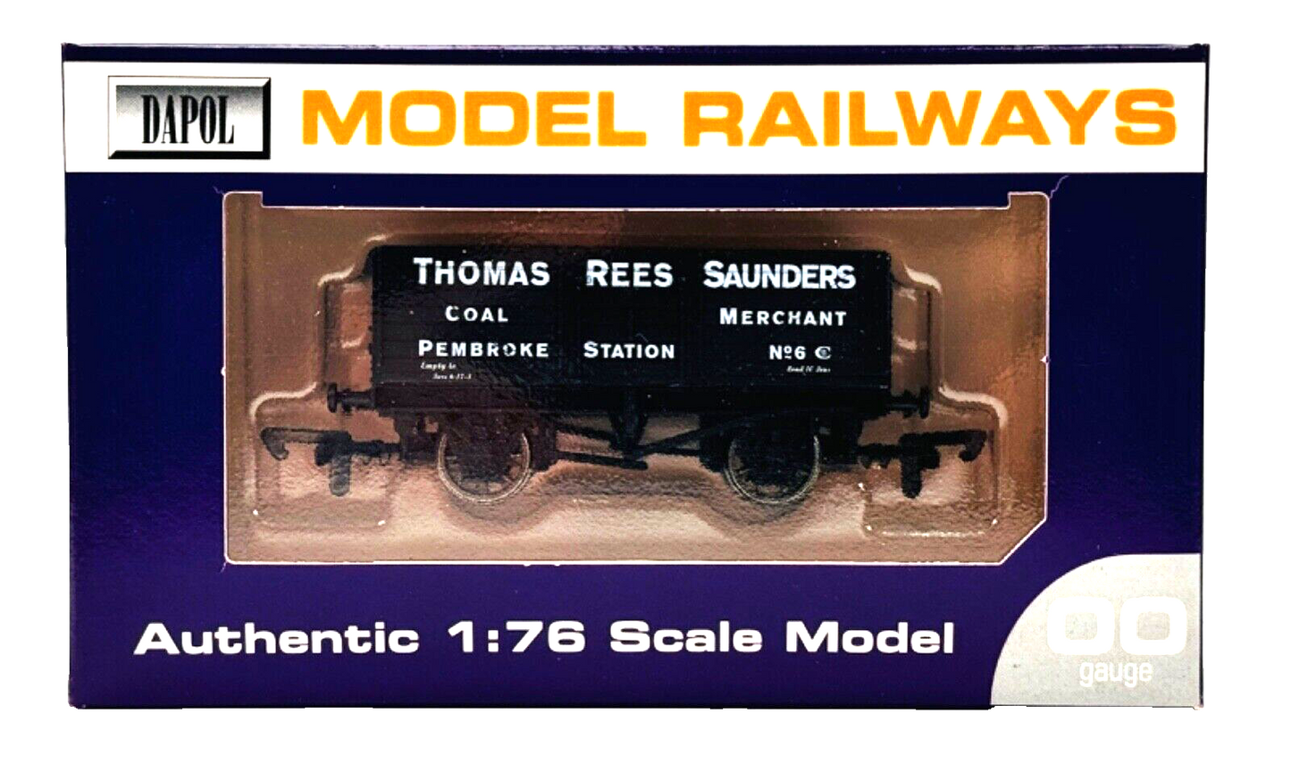 DAPOL 00 GAUGE - THOMAS REES SAUNDERS COAL MERCHANTS NO.6 (LIMITED EDITION)