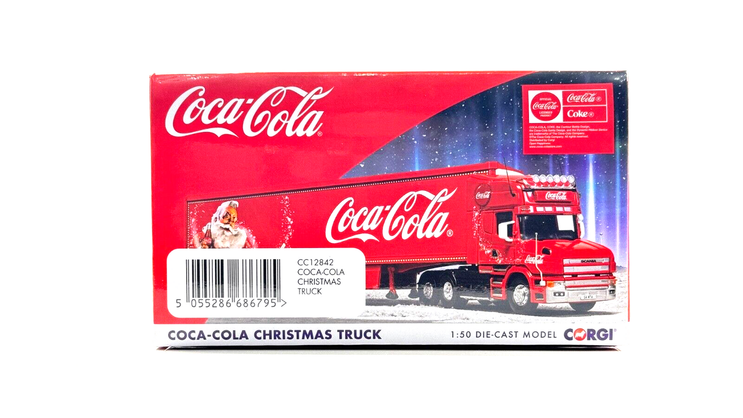 CORGI 1/50 SCALE - CC12842 - COCA COLA COKE CHRISTMAS TRUCK SANTA CLAUS NEW