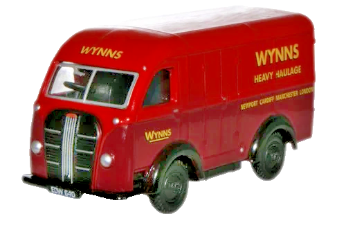 OXFORD DIECAST 1/76 SCALE - 76AK013 - AUSTIN 3 WAY VAN WYNNS HEAVY HAULAGE - NEW