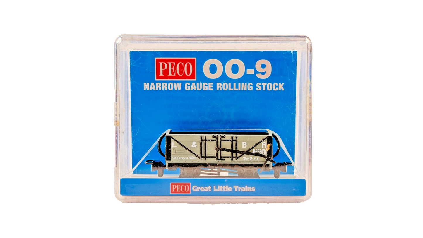 PECO OO9 SCALE - GR-200B - OPEN WAGON L&B LYNTON BARNSTAPLE LIVERY NO.10