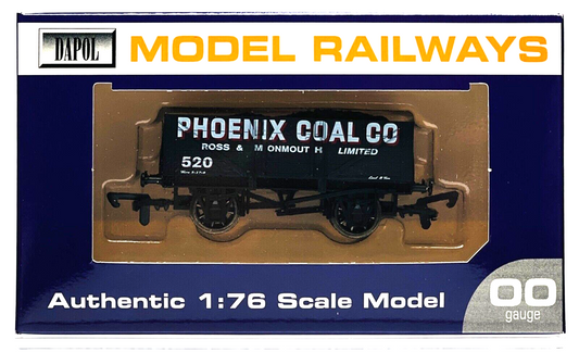 DAPOL 00 GAUGE - 'PHOENIX COAL CO ROSS & MONMOUTH NO.520' (LIMITED EDITION)