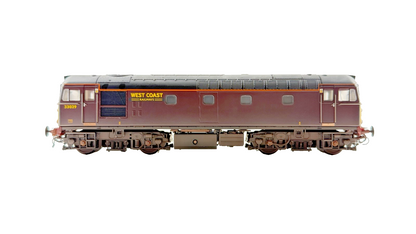 HELJAN OO GAUGE - 3460 - CLASS 33 DIESEL 33029 WEST COAST RAILWAYS WCR WEATHERED