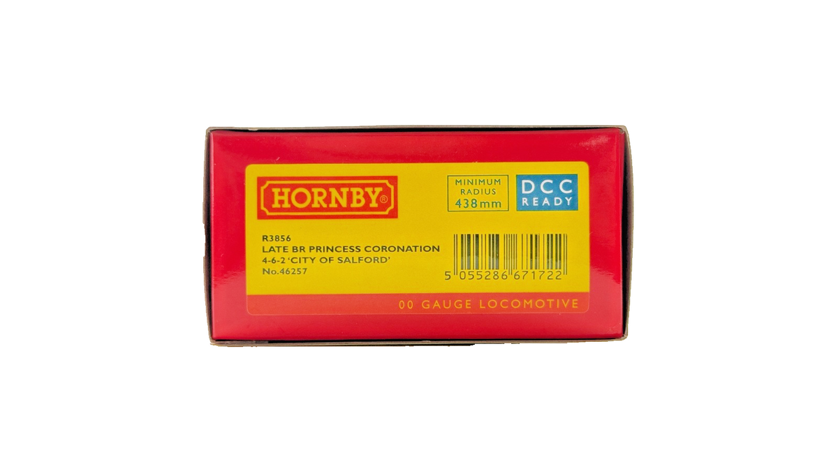 HORNBY OO GAUGE - R3856 - LATE BR PRINCESS CORONATION CITY OF SALFORD 46257