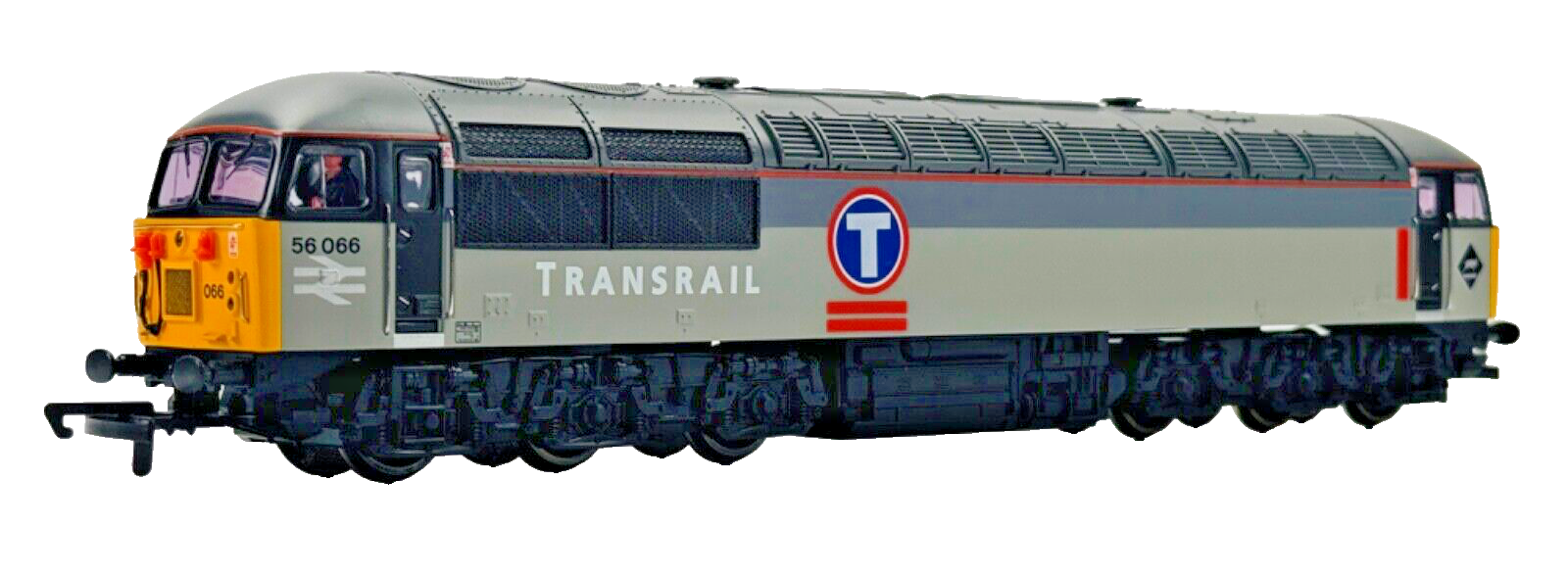 HORNBY 00 GAUGE - R2107D - CLASS 56 DIESEL 56066 TRANSRAIL GREY - BOXED