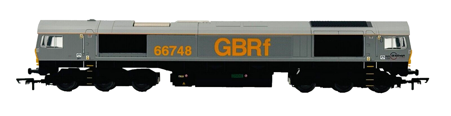 HORNBY 00 GAUGE - R30150 - CLASS 66 DIESEL 66748 GBRF GREY - BOXED