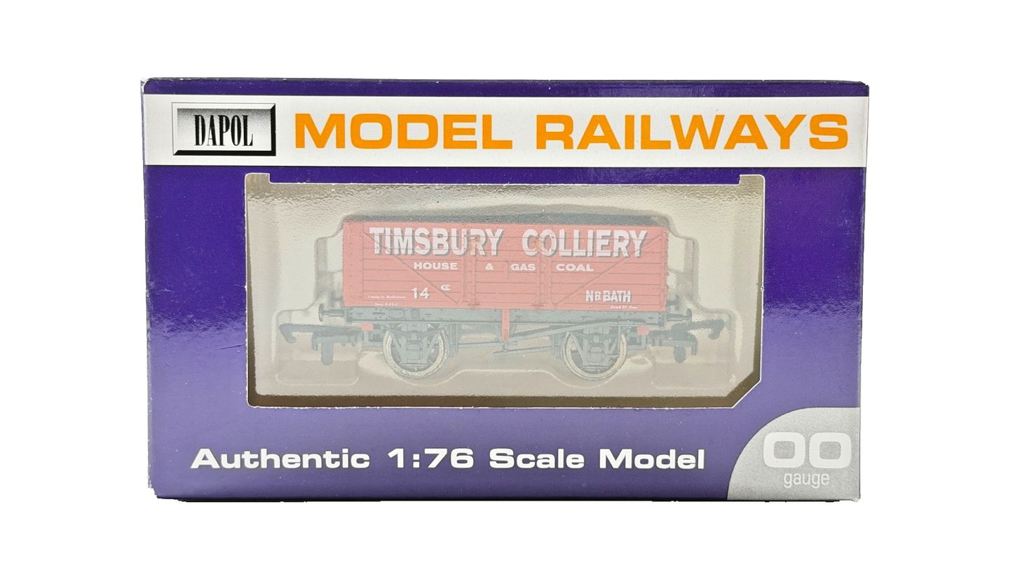 DAPOL 00 GAUGE - TIMSBURY COLLIERY HOUSE & GAS COAL WAGON 14 (LIMITED EDITION)