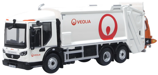 OXFORD DIECAST 1/76 SCALE - 76DE002 - DENNIS EAGLE REFUSE TRUCK VEOLIA - NEW