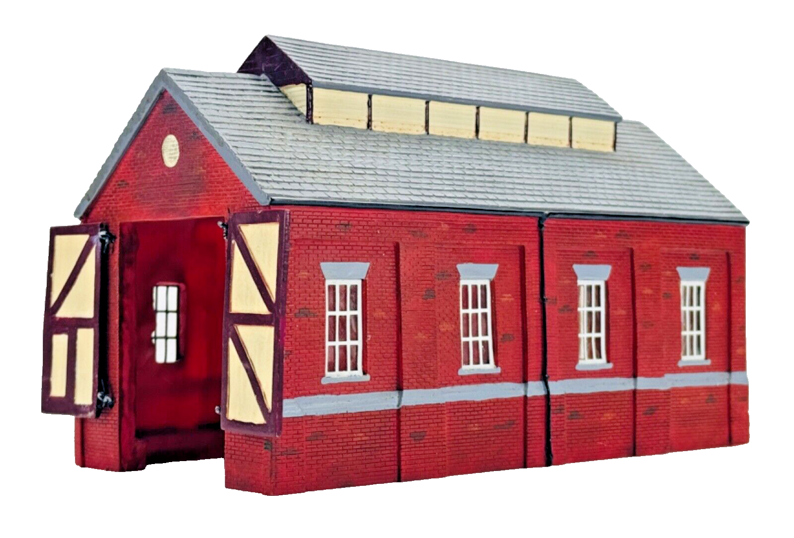 HORNBY 00 GAUGE SKALEDALE - R8536 - RED BRICK ENGINE SHED - BOXED