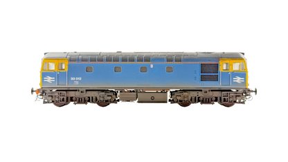 HELJAN OO GAUGE - 3450 - CLASS 33 DIESEL 33012 BR BLUE (FADED) WEATHERED