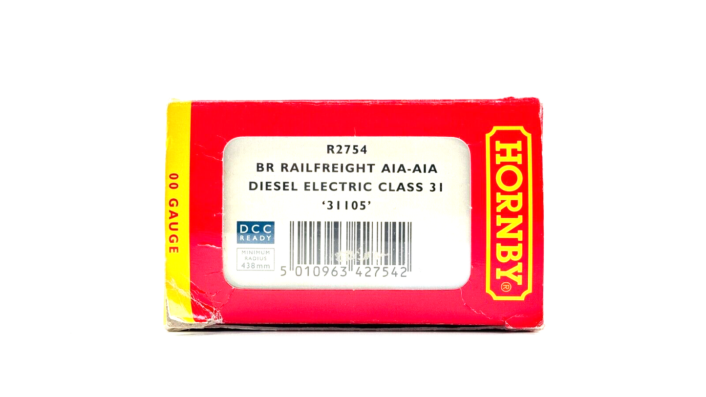 HORNBY 00 GAUGE - R2754 - CLASS 31 DIESEL AIA-AIA RAILFREIGHT 31105 - BOXED