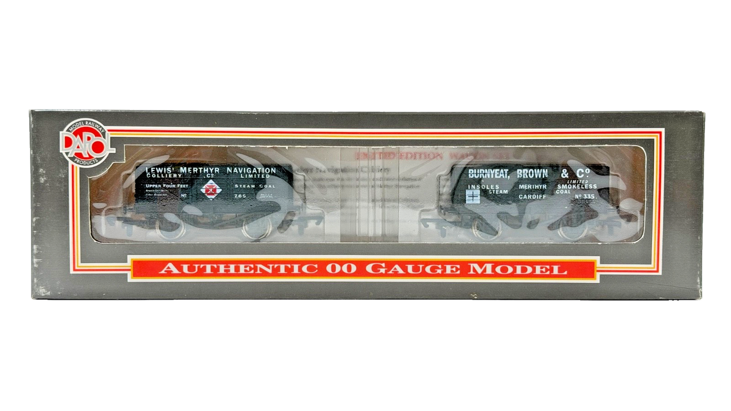DAPOL 00 GAUGE - LEWIS MERTHYR NAVIGATION BURNYEAT CARDIFF SET (LIMITED EDITION)