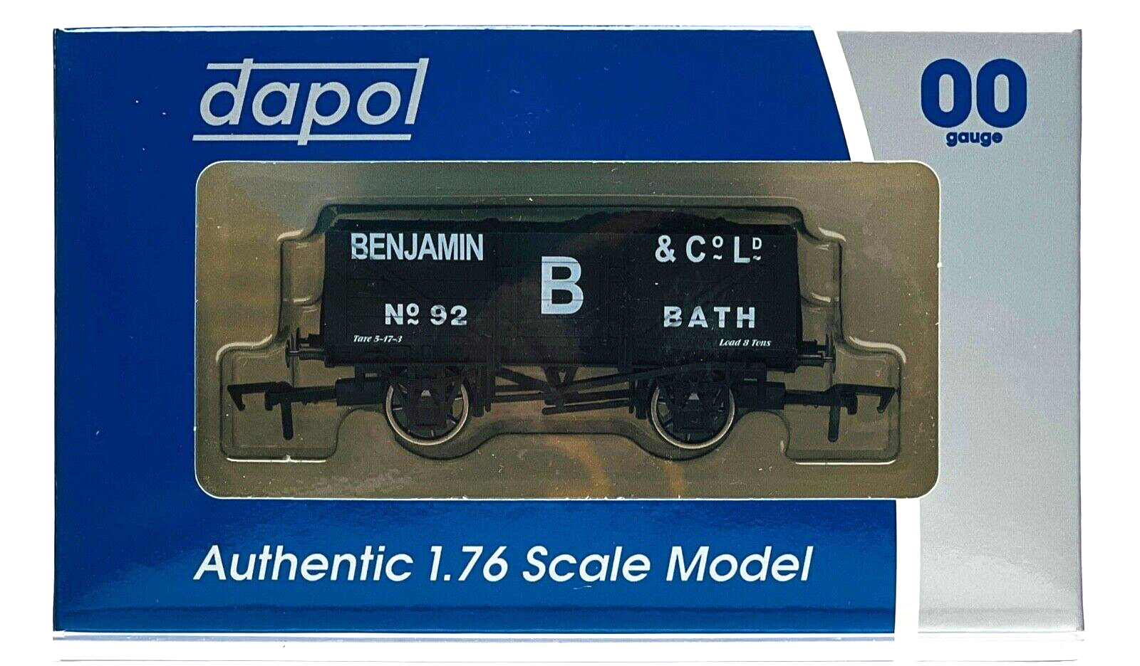 DAPOL 00 GAUGE - BENJAMIN & CO BATH BOURNEMOUTH NO.92 (BURNHAM LIMITED ED)