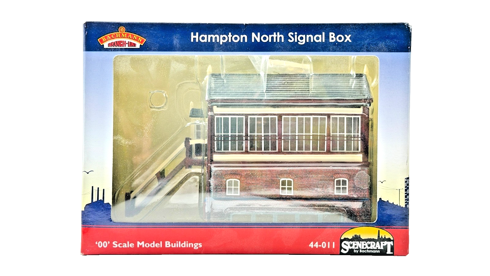 BACHMANN OO GAUGE SCENECRAFT - 44-011 - HAMPTON NORTH SIGNAL BOX - NEW