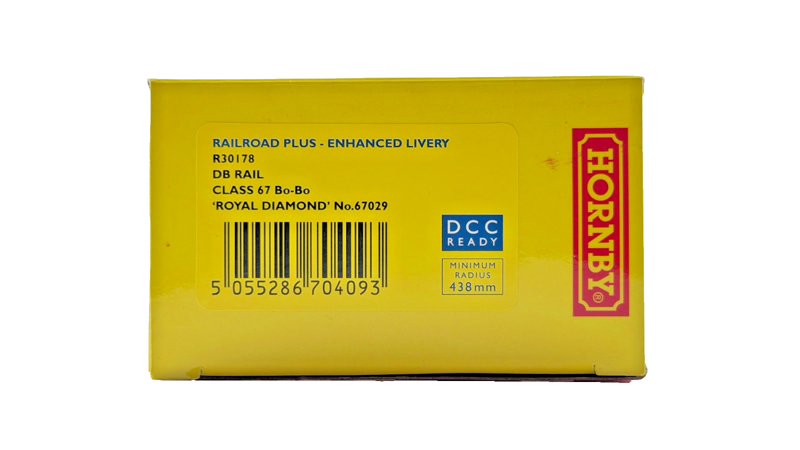 HORNBY OO GAUGE - R30178 - DB RAIL CLASS 67 BO-BO DIESEL ROYAL DIAMOND 67029