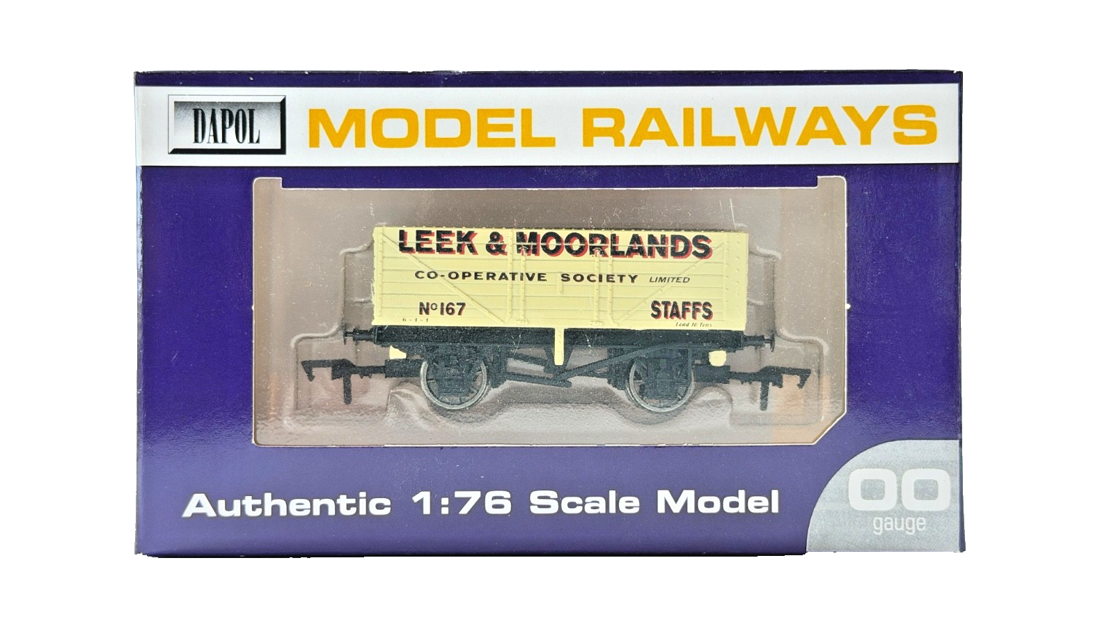 DAPOL 00 GAUGE - LEEK & MOORLANDS CO-OPERATIVE SOCIETY 167 (LIMITED EDITION)