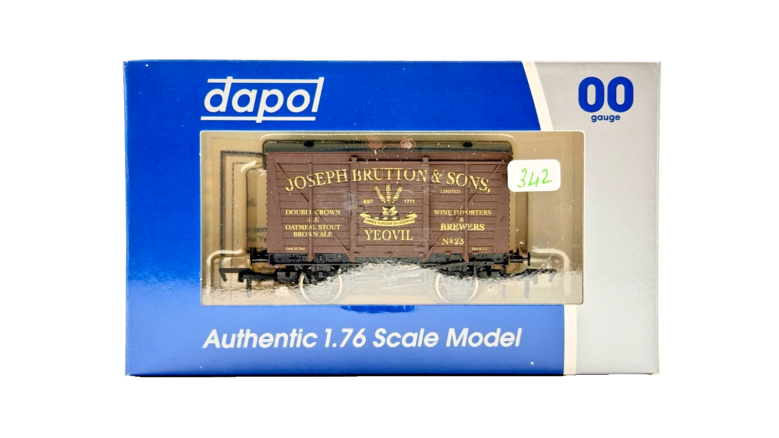 DAPOL 00 GAUGE - JOSEPH BRUTTON & SONS DOUBLE CROWN ALE YEOVIL (LIMITED EDITION)