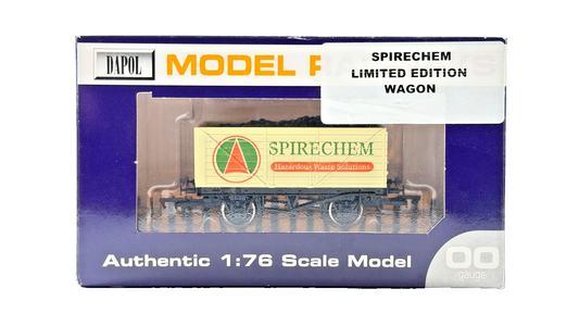 DAPOL 00 GAUGE - SPIRECHEM HAZARDOUS WASTE SOLUTIONS WAGON (LIMITED EDITION)
