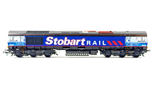 BACHMANN 00 GAUGE - 32-977 - CLASS 66/9 DIESEL DRS/STOBART RAIL 66411 BOXED