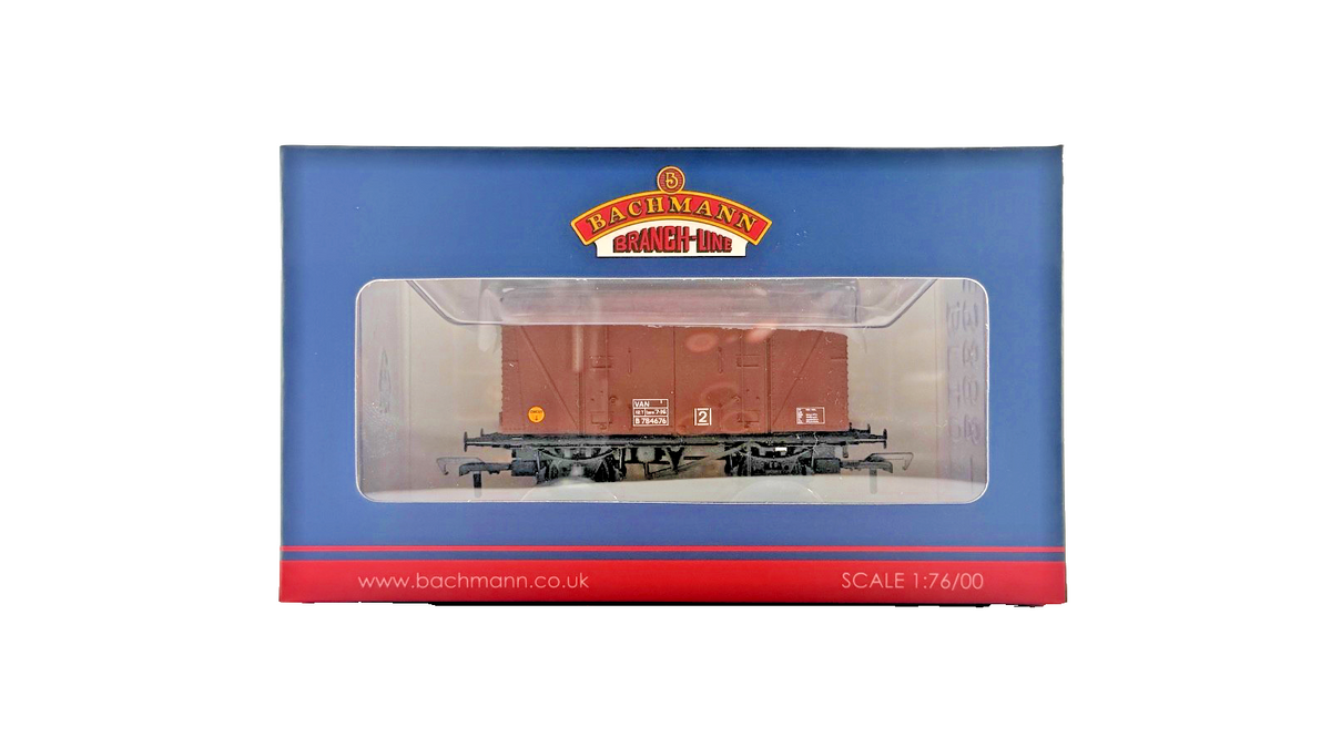 BACHMANN OO GAUGE - 38-872 - BR 12 TON VANWIDE VENT VAN BR BAUXITE YELLOW LOGO