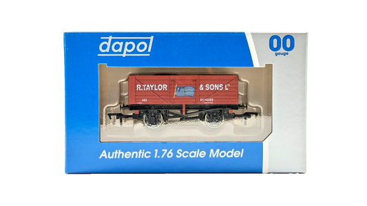 DAPOL 00 GAUGE - R.TAYLOR & SONS OF DUNDEE PLANK WAGON 451 (LIMITED EDITION)