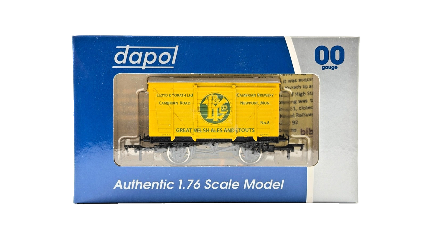 DAPOL 00 GAUGE - CAMBRIAN BREWERY NEWPORT WELSH ALES VAN NO.8 (LIMITED EDITION)