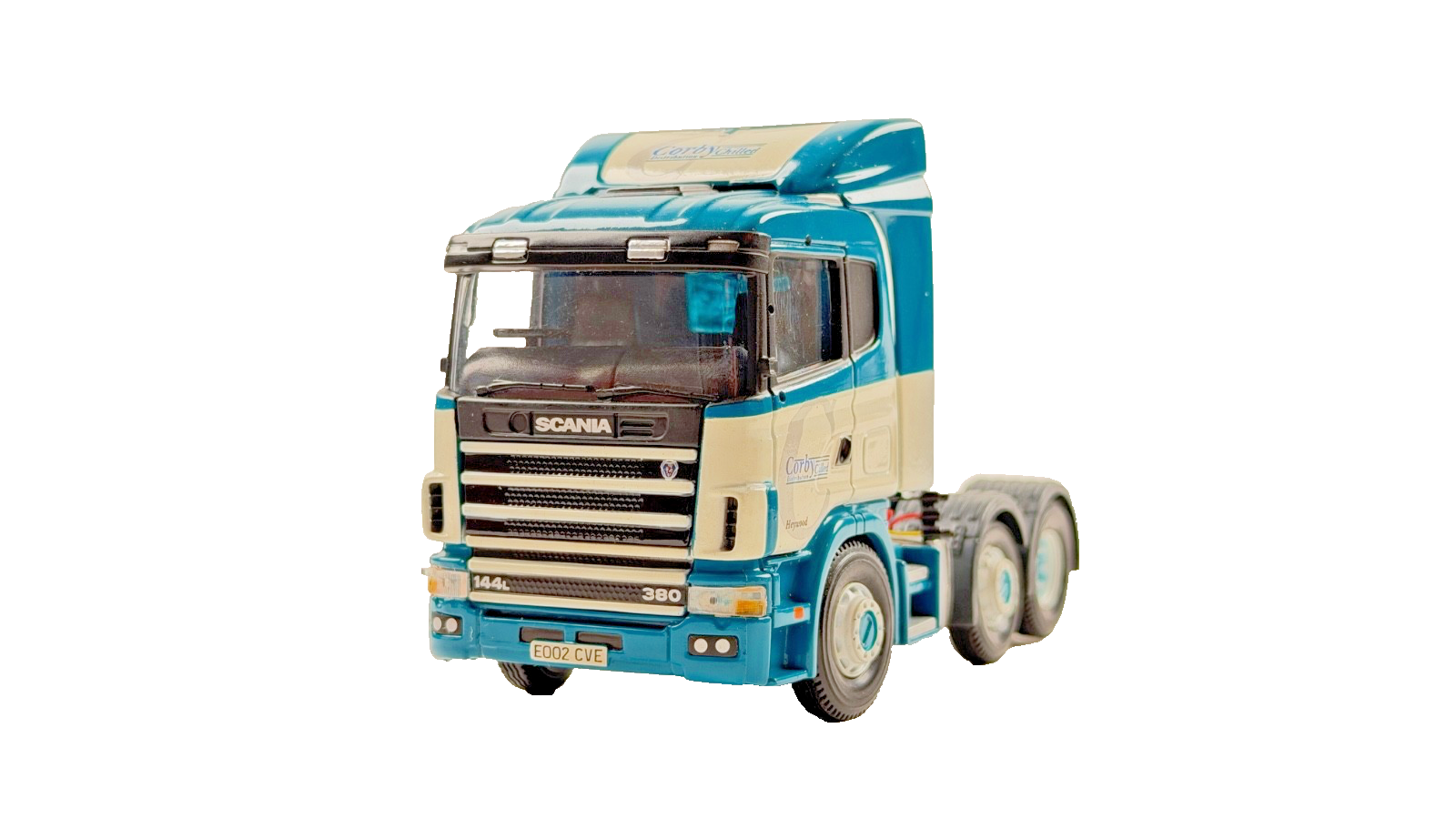 CORGI 1/50 SCALE CORBY CHILLED SCANIA 144L 380 6X2 TRACTOR UNIT UNBOXED