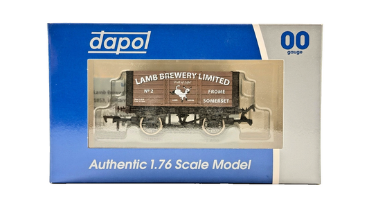 DAPOL 00 GAUGE - LAMB BREWERY FROME SOMERSET WAGON NO.2 (LIMITED EDITION)