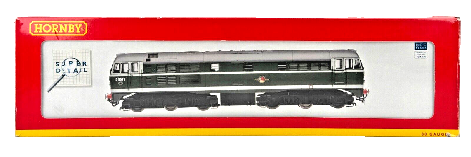 HORNBY 00 GAUGE - R2420A - CLASS 31 DIESEL ELECTRIC D5511 BR GREEN - BOXED