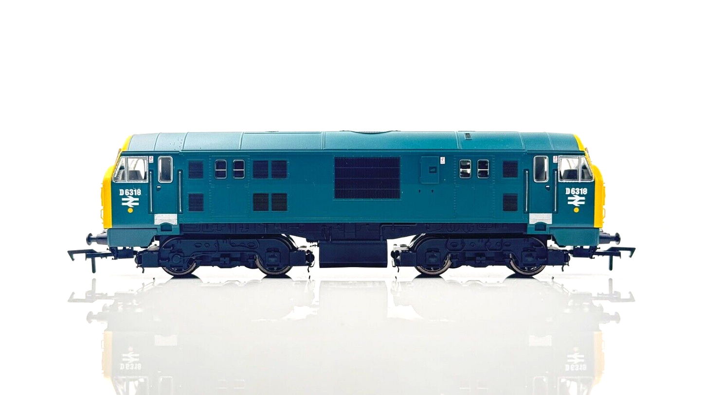 DAPOL 00 GAUGE - D1000B - CLASS 22 DIESEL LOCOMOTIVE BR BLUE D6318 - BOXED