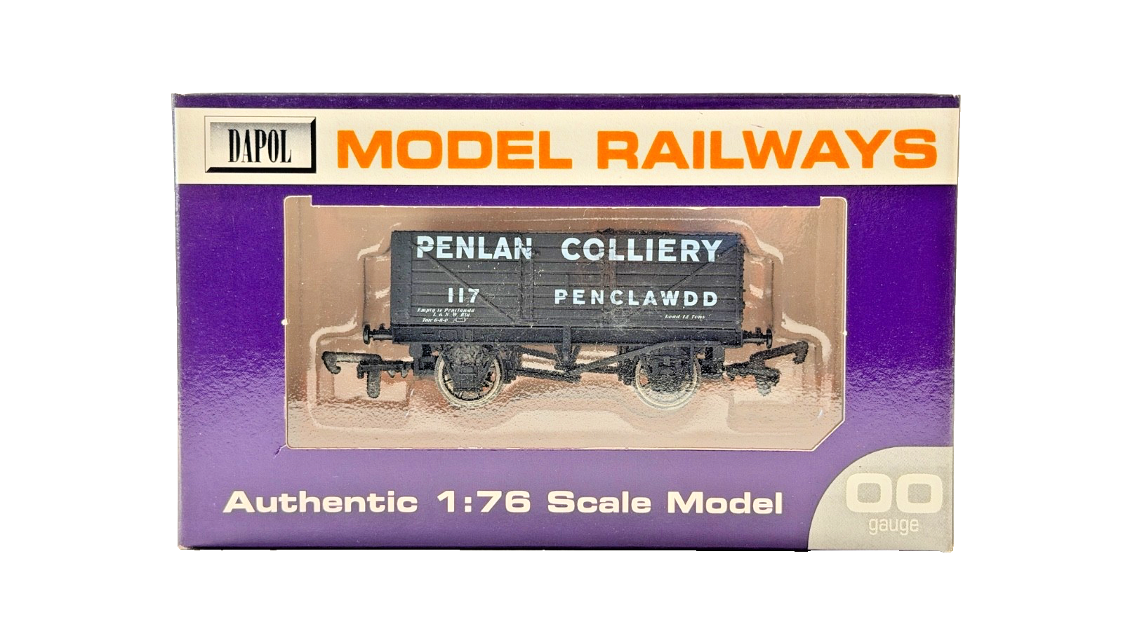 DAPOL 00 GAUGE - PENLAN COLLIERY OF PENCLAWDD WAGON NO.117 (LIMITED EDITION)