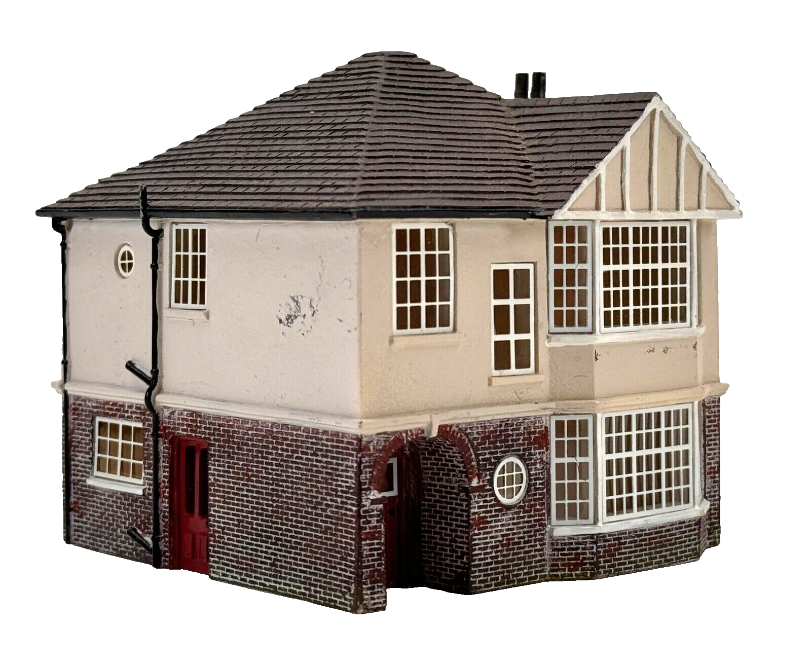 HORNBY 00 GAUGE SKALEDALE - R9720 - SHRUBLANDS 1930'S TOWN HOUSE - UNBOXED